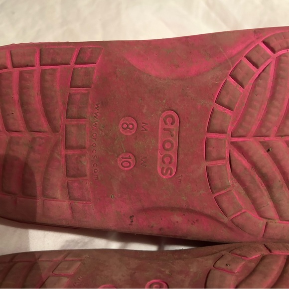 Pink Crocs Slide Sandals - Picture 3 of 3